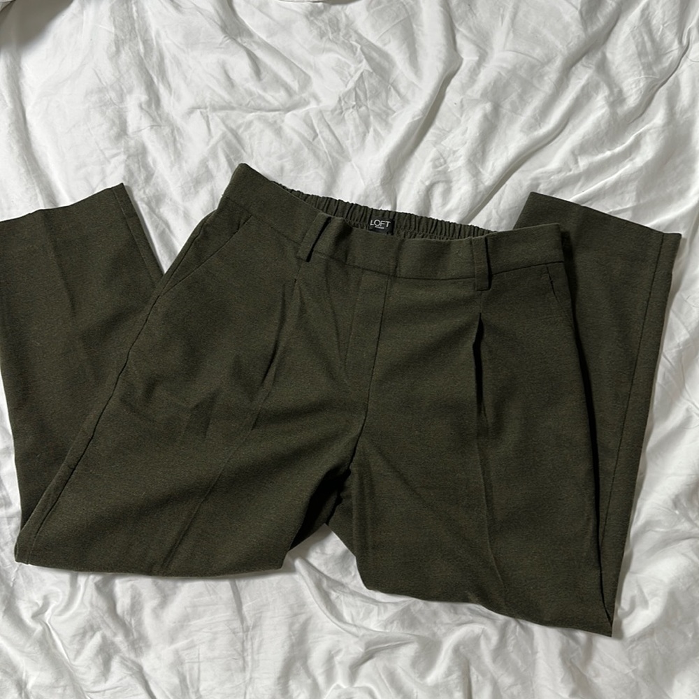 Loft medium petite green pants